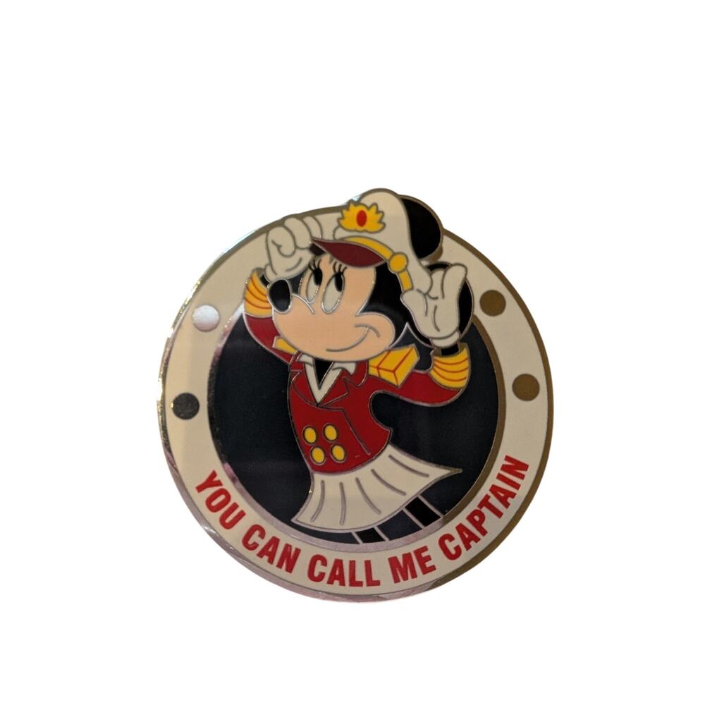 Captain Minnie Disney Cruise Line exclusive You Can Call Me Captian Disney Pin - Picture 1 of 4